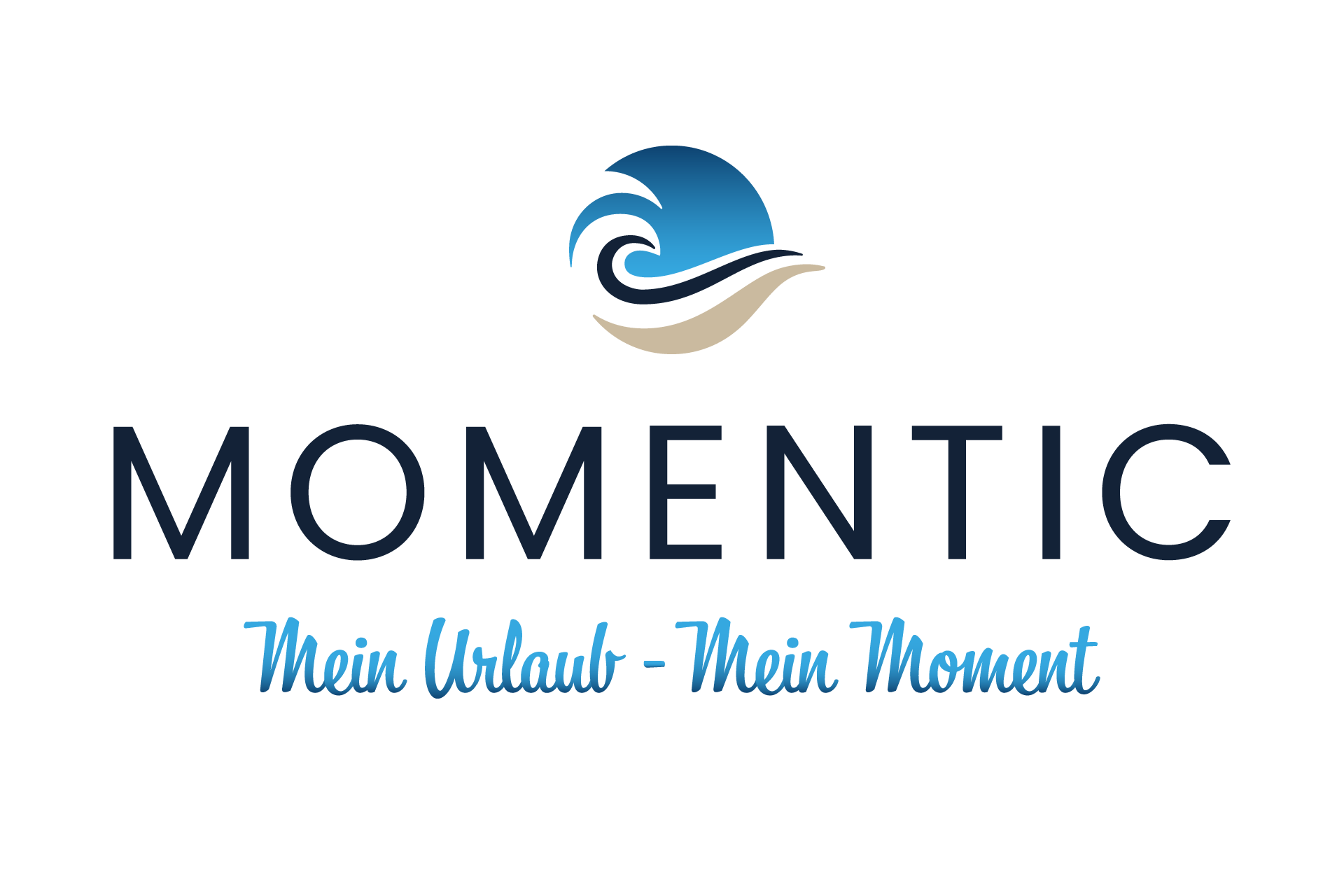 MOMENTIC - Logo mit Text