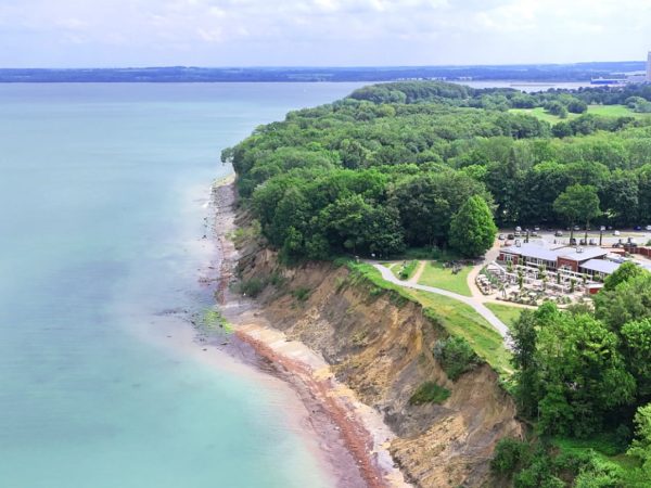 Die Steilküste Brodtener Bucht